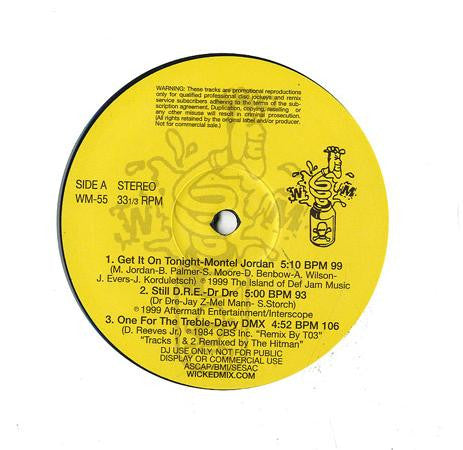 Various : Wicked Mix 55 (12", Comp, Promo)