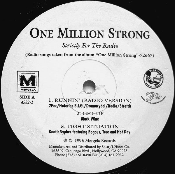 Various : One Million Strong (Strictly For The Radio) (12")