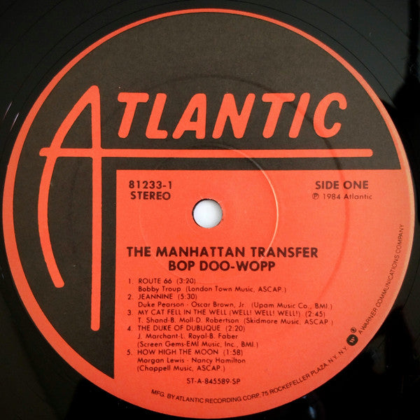 The Manhattan Transfer : Bop Doo-Wopp (LP, Album, SP)