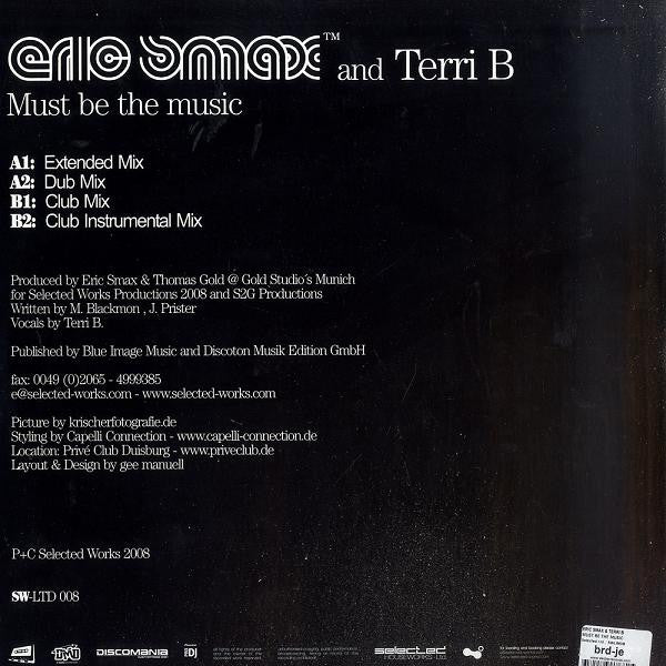 Eric Smax And Terri B* : Must Be The Music (12")