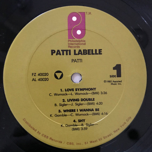Patti Labelle - Patti (LP, Album, Pit)