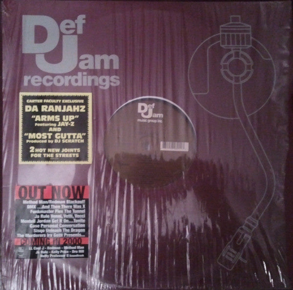 Da Ranjahz : Arms Up (12", Promo)