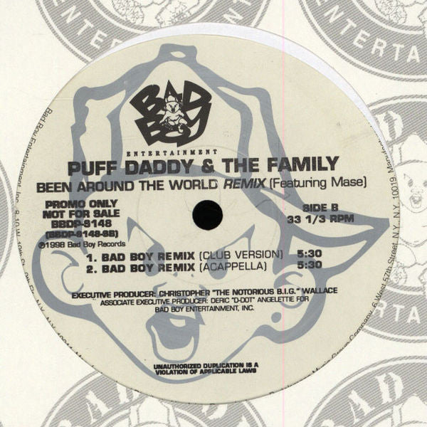 Puff Daddy & The Family - Been Around The World (Remix) (12", Promo)