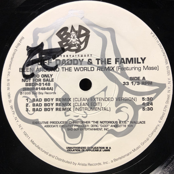 Puff Daddy & The Family - Been Around The World (Remix) (12", Promo)