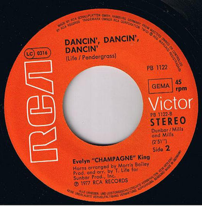 Evelyn King : Shame (7", Single)