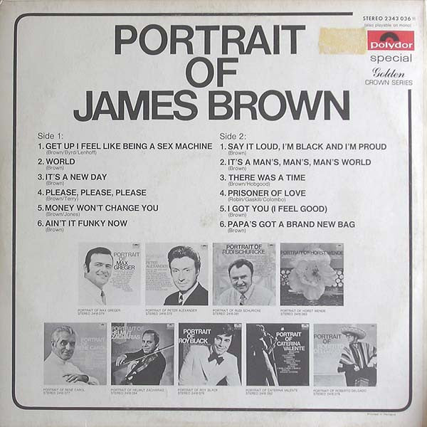 James Brown : Portrait Of James Brown (LP, Comp)