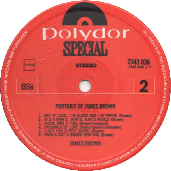 James Brown : Portrait Of James Brown (LP, Comp)
