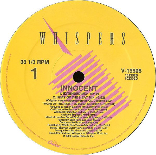 Whispers* - Innocent (12", Single)