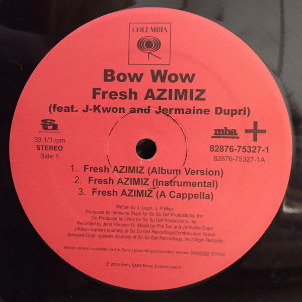 Bow Wow - Fresh Azimiz (12")