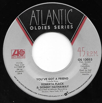 Roberta Flack & Donny Hathaway : Where Is The Love / You've Got A Friend (7", Single, RE, Sil)