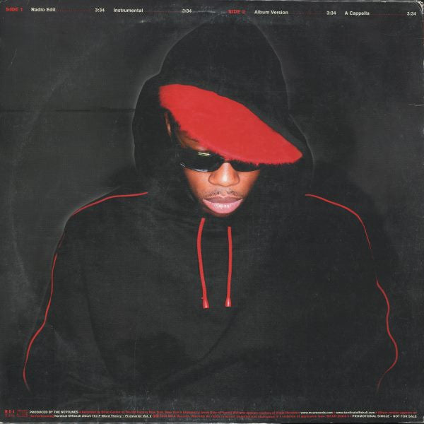 Kardinal Offishall Featuring Pharrell Williams : Belly Dancer (12", Promo)