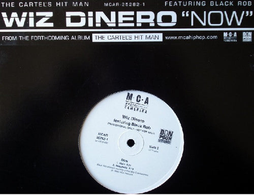 Wiz Dinero : Now (12", Single, Promo)