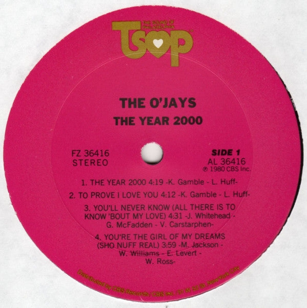 The O'Jays - The Year 2000 (LP, Album, Pit)