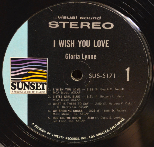 Gloria Lynne - I Wish You Love (LP, Comp)