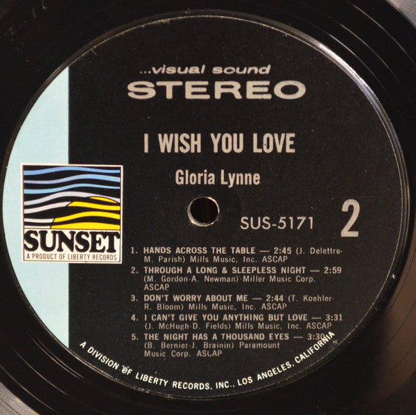 Gloria Lynne - I Wish You Love (LP, Comp)