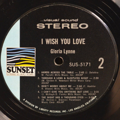 Gloria Lynne - I Wish You Love (LP, Comp)
