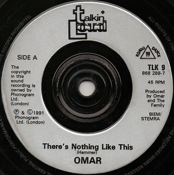 Omar : There's Nothing Like This (7", Single, Sil)