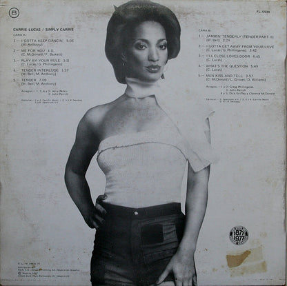 Carrie Lucas - Simply Carrie (LP, Album)