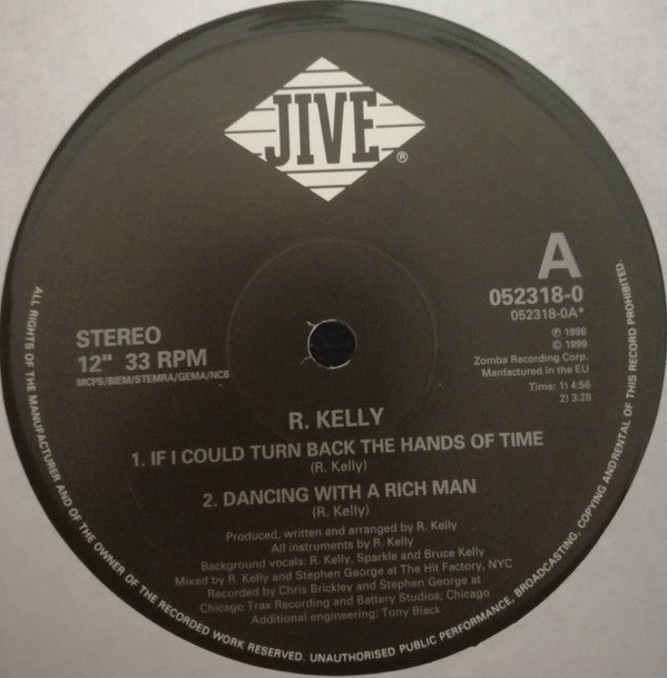 R. Kelly : If I Could Turn Back The Hands Of Time (12")