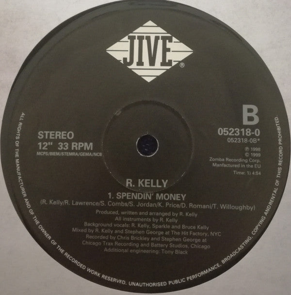 R. Kelly : If I Could Turn Back The Hands Of Time (12")