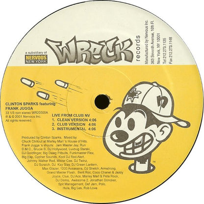 Clinton Sparks - Live From Club NV / Right Now (12")