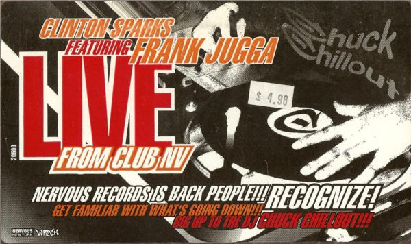 Clinton Sparks : Live From Club NV / Right Now (12")