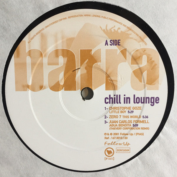 Various : Barramundi Vol. 3 - Chill In / Chill Out (12", EP)