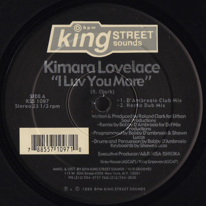 Kimara Lovelace - I Luv You More (12")