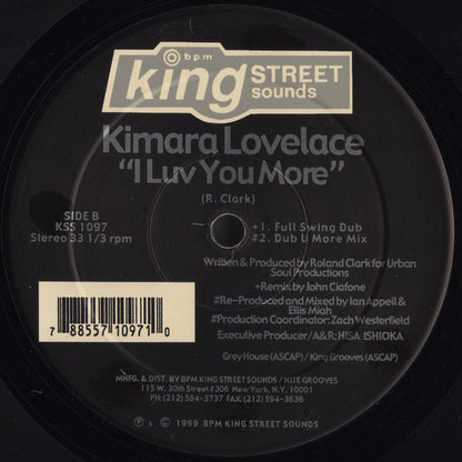 Kimara Lovelace - I Luv You More (12")
