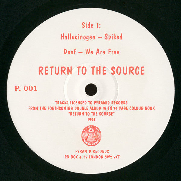 Various - Return To The Source - 4 Track EP (12", EP, Comp)