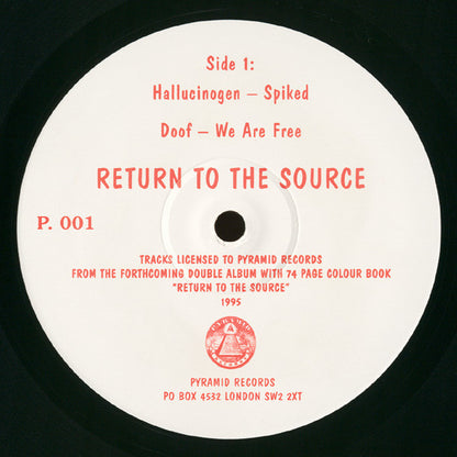 Various - Return To The Source - 4 Track EP (12", EP, Comp)