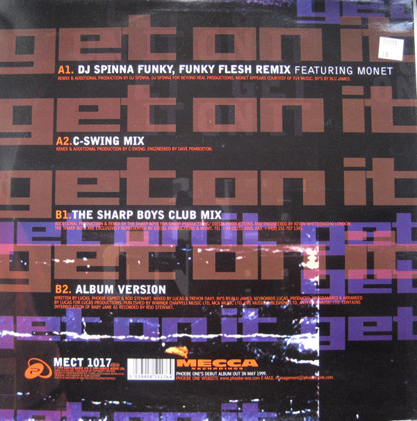 Phoebe One - Get On It (12")