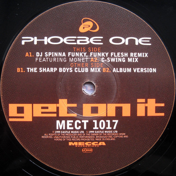 Phoebe One - Get On It (12")