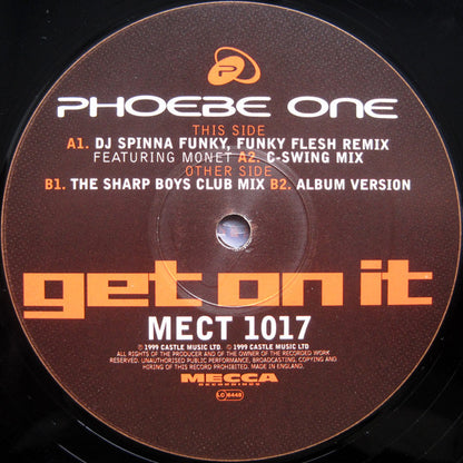 Phoebe One - Get On It (12")