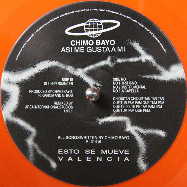 Chimo Bayo : Asi Me Gusta A Mi (12", Ltd, Ora)
