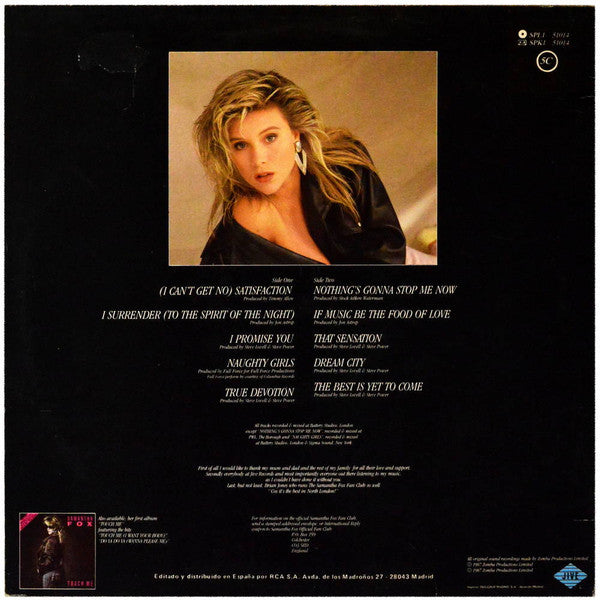 Samantha Fox : Samantha Fox (LP, Album)