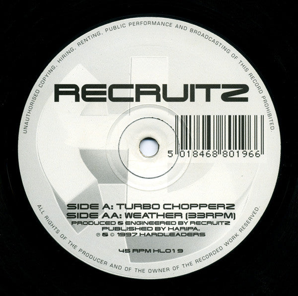 Recruitz - Turbo Chopperz / Weather (12")