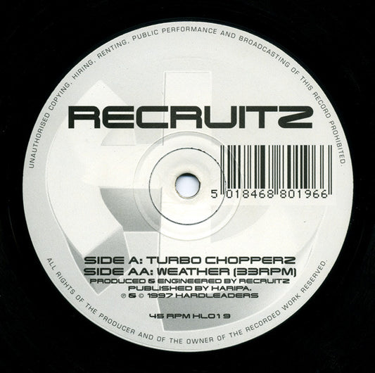 Recruitz - Turbo Chopperz / Weather (12")