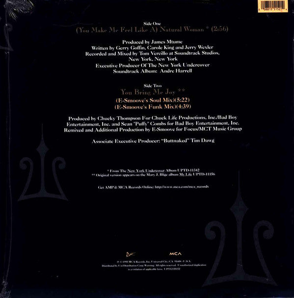 Mary J. Blige - (You Make Me Feel Like A) Natural Woman (12")