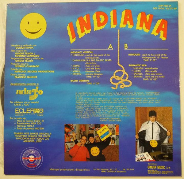 Various : Indiana (LP, P/Mixed)