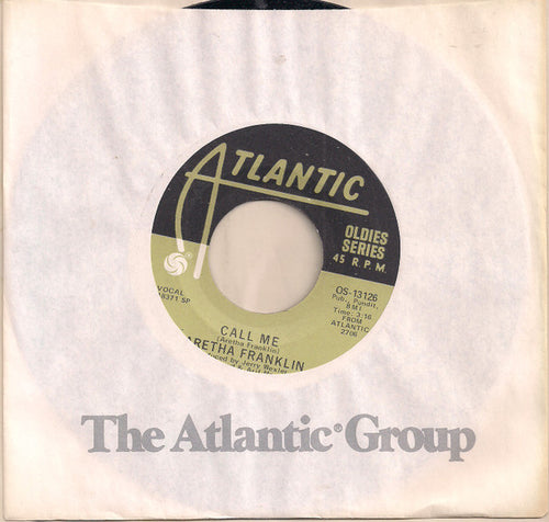 Aretha Franklin : Call Me / Eleanor Rigby (7")