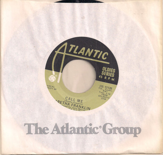 Aretha Franklin : Call Me / Eleanor Rigby (7")
