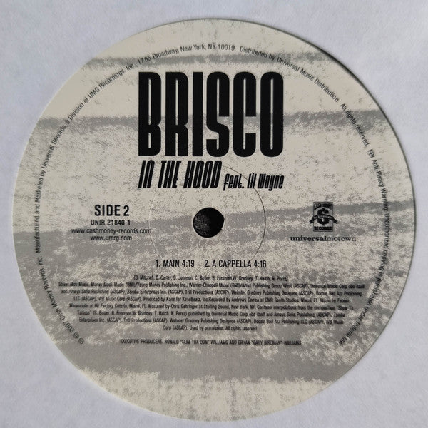 Brisco - In The Hood (12")