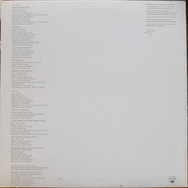 Phoebe Snow - Second Childhood (LP, Album, Pit)