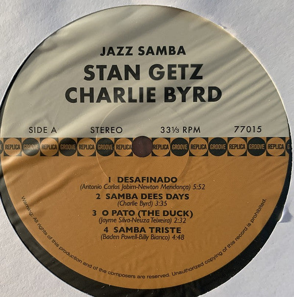 Stan Getz, Charlie Byrd - Jazz Samba (LP, Album, RE + CD, Album, RE)
