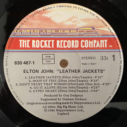 Elton John - Leather Jackets (LP, Album)