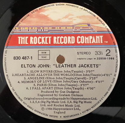 Elton John - Leather Jackets (LP, Album)