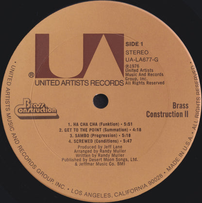 Brass Construction - Brass Construction II (LP, Album, Ter)