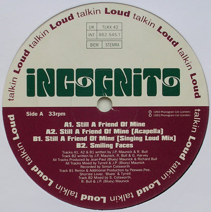 Incognito - Still A Friend Of Mine (12")