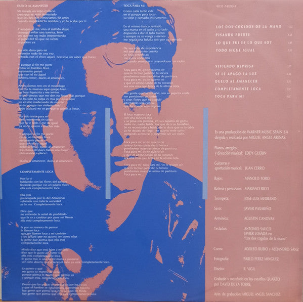 Alejandro Sanz : Viviendo Deprisa (LP, Album)